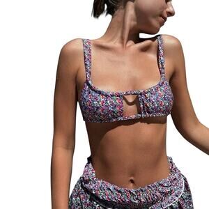 Strawberry Milk Mob Honeysuckle Bikini Top + Matching Saint Tropez Dress - L/XL